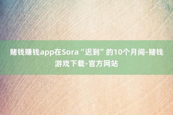 赌钱赚钱app　　在Sora“迟到”的10个月间-赌钱游戏下载-官方网站