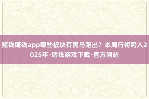 赌钱赚钱app哪些板块有黑马跑出？本周行将跨入2025年-赌钱游戏下载-官方网站